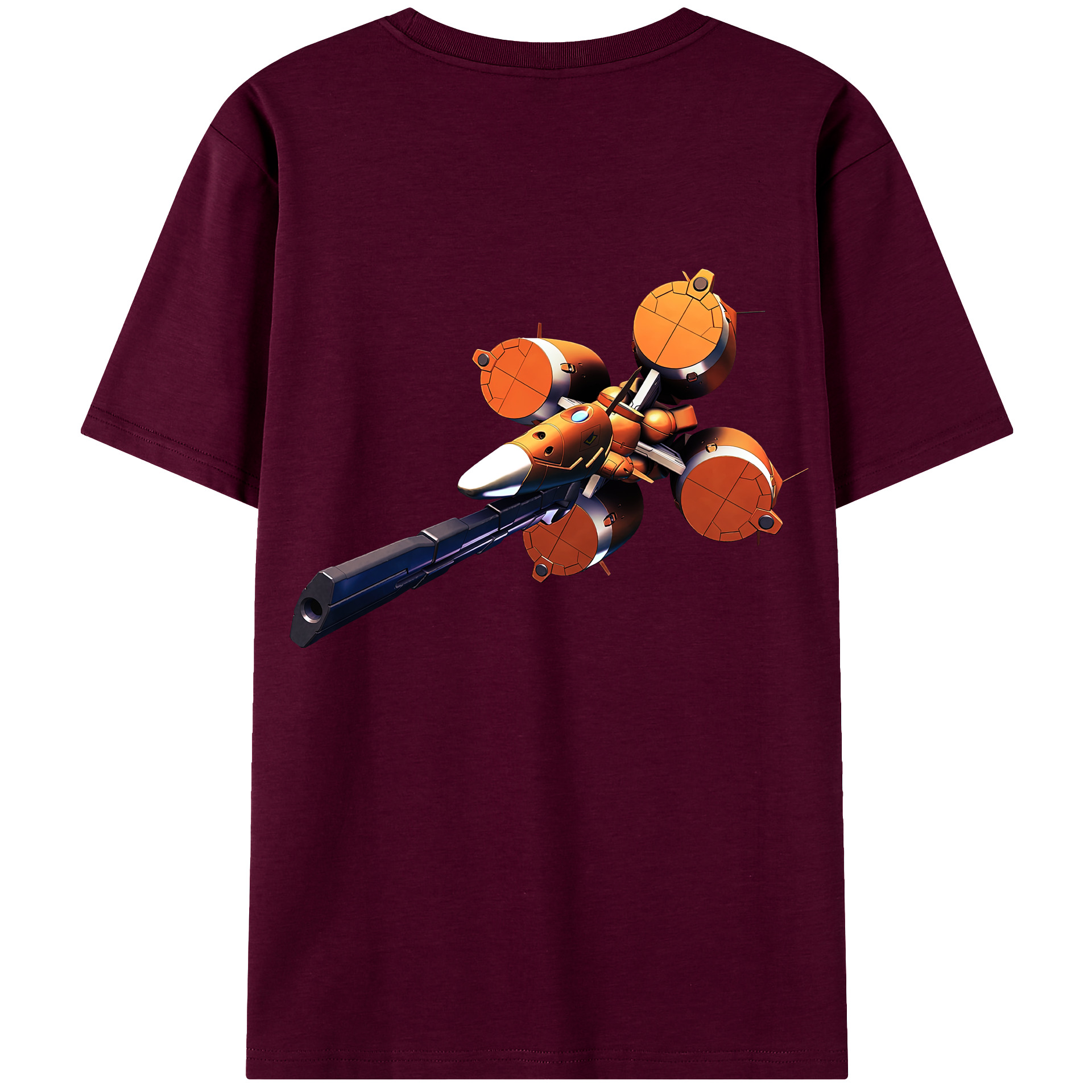 （画像用） 機動戦士ガンダム Mobile Suit Gundam レディース半袖Tシャツ(バックプリント)
